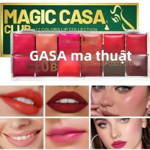 Bộ Son Bóng 12 Màu Dưỡng Ẩm Không Thấm Nước Bộ Son Môi Dành Cho Nữ Ngày Lễ Tình Nhân Trang Điểm Quà Tặng Bộ Mỹ Phẩm