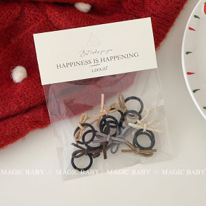 Adorable Baby Hair Ties Childrens Small Elastic Bands Non-Damaging Cute Girls Hair Accessories Sweet Style Magic Baby