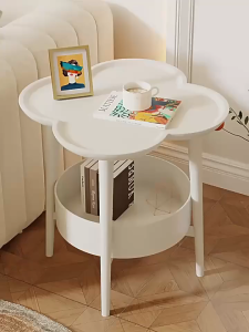 Coffee Table Minimalist Living Room Bedside Table Bedroom Double Layer Small Table Storage Rack Home Decor Meja Kecil