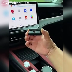 SEAMETAL Tool-Free Car Storage Hanger Glove Box Gap Clip Easy Install No Drill No Adhesive Handbag Takeaway Umbrella Organizer