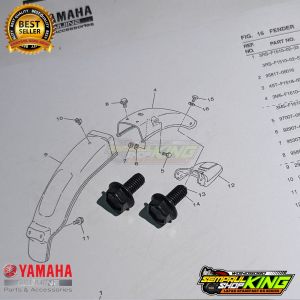 Sepasang Baut bold washer spakbor kolong rx king dan baut spakbor belakang bagian atas rxking