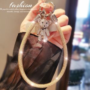 ZHENGEGE | Diamond Bear Fashion Camera & Phone Lanyard