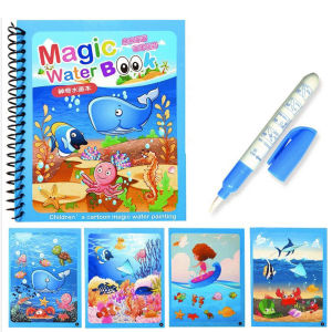 Magic Water Book - Buku Gambar Anak & Mainan Mewarnai NEW COVER