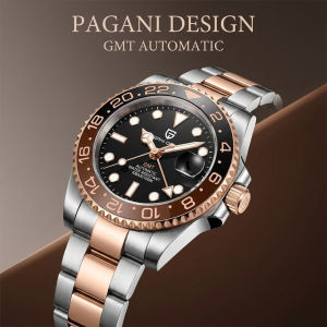 2026 New 1662 PAGANI DESIGN GMT Automatic Watch 40mm Men Wristwatch Top Brand 100M Waterproof Mechanical Wristwatches for Men