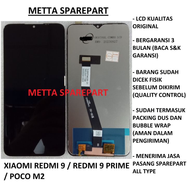 Original OEM LCD Touchscreen Xiaomi Redmi 9 / Redmi 9 Prime / Poco M2