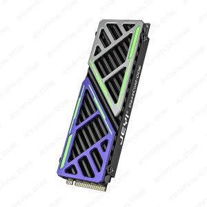 JEYI | JEYI Dazzcold M.2 SSD Heatsink 2280 NVME NGFF Radiator Magnesium Aluminum Alloy PC Efficient Cooler with Thermal Silicone Pad