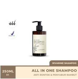 Jevarine All In One Shampoo - Penyubur, Penghitam dan Anti Rontok
