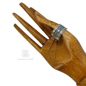 Cincin Perak 925 Kusuma Handmade Klasik Bali