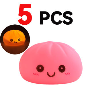 Bandai | 2026 Colorful Glowing Dumpling Squishy Mysteries Dumplings LED Light Glowing mood decor sweet gift for your loved ones
