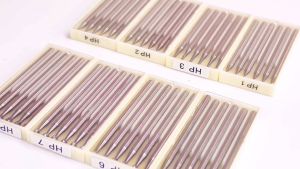 6Pcs/Box Dental Carbide Burs Round Drill Low Speed Straight Handpiece HP Tungsten Steel Drills