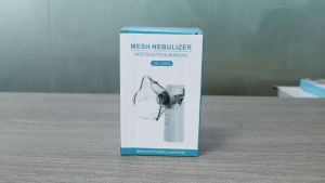 Mesh Portable Mini Nebulizer Ultrasonic Inhaler Kit With 2 Masks For Kids Adults Home Health Care