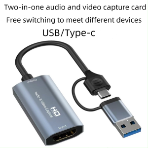 Mini Video Capture Card Type C USB 3.1 HD เอชดีเอ็มไอ บรรจุภัณฑ์การรับประทาน Video Recording Box For PS4 Game DVD Camcorder HD Camera Live Recording