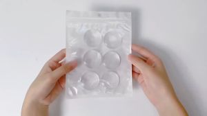 8pcs Door Knob Wall ShieldClear Rubber Door KnobRound Wall Shield CushionQuiet Wall Protector For Door Handle.Guard Door Bumper Wall Protector SilencerSelf Adhesive