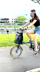 【🇸🇬 Local Stock】2-in-1 Cycling Bag | Folding Bike Waterproof Laptop Carrier | Trifold Bicycle Fit
