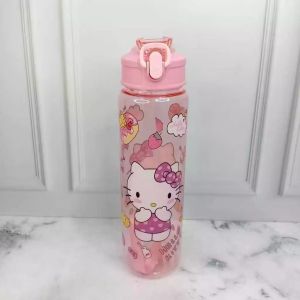 Botol Minum Anak Karakter Sanrio Kuromi Cinamorol Melody Hello Kitty Capybara 900 ML BPA Free