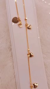 Gelang Kaki LVE ZR 01 Alloy Lapis Mas 18K & Premium Quality