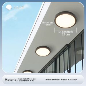 VINCAN | Waterproof Solar LED Round Ceiling Light