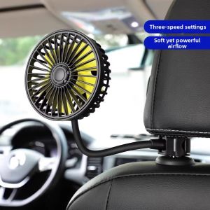 Rear Seat Dual Head USB Car Fan