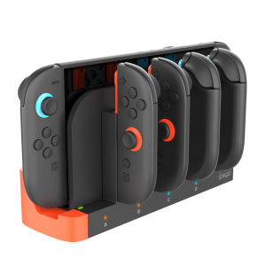 Ipega | IPEGA Magnetic Charging Dock for Switch 2 GamePads (4-Port) with LED Indicators & Safety Protection PG-SW2185