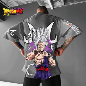 Bandai | Dragon Ball Print Short Sleeve Tee Graphic T Shirts Man Summer Y2k Clothes Cotton Casual Oversized Streetwear Tops Anime Cosplay