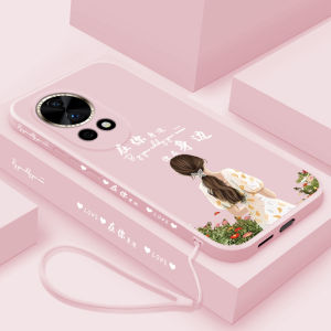 Ultra-Thin Liquid Silicone Huawei Nova13 pro Phone Case Full Lens Protection Shockproof Creative Cartoon Style Female Favourite