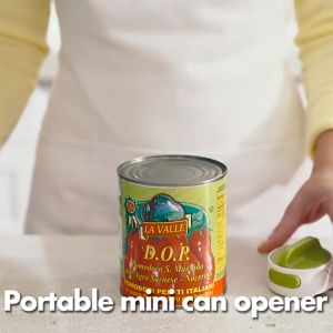 【HOT SALE】 1PC Injury Proof Compact Design Durable Can Opener/Portable Manual Can Opener Opener /Safety Rotating Side Cut Manual Can Openers/ The Easiest Bottle Can Opener
