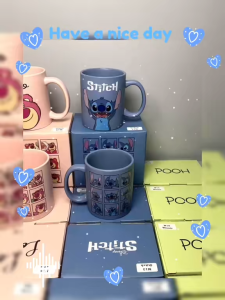 Disney Lotso Bear/ WinnieThePooh Ceramic mug/cup（360ml）- Exquisite ceramic cartoon series Kitchenware