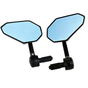 Universal 7/8" Inch Handlebar Mirror Rear View Aluminum Alloy For Cafe Racer Motorcycle Bar End Side Mirrors