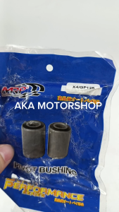MRP PIVOT BUSHING FOR X4/GP125 cylindrical bushings for motorcycle suspension black rubber material two pieces included