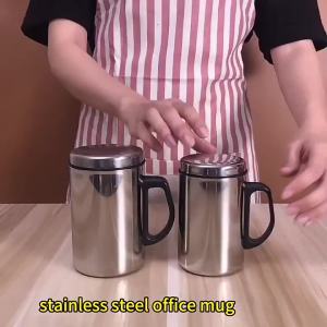 Stainless Steel Double Layer Insulated Thermal Moto Cup Water Bottle Camping Tea Cup【SMQ】