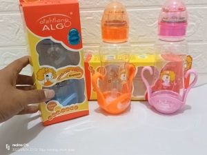 Algo Ring dengan tutup mainan Botol Susu Bayi 260ml untuk Usia 6 bulan keatas Bahan PP Berkualitas BPA Free 8265