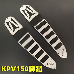 Applicable to Lifan Kpv150adv Restoration Stainless Steel Pedal Metal Brushed Non Slip Foot Pad Foot Pad