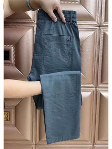 Quần Dài Nam Ống Đứng Thể Thao Thoáng Khí Đa Năng Cao Cấp 2025 Phong Cách Mới Quần Dài Thường Ngày Giản Dị Cạp Vừa Mùa Hè