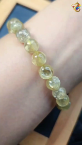 Collection Grade Gold Emeralds Mica Lepidolite Bracelet