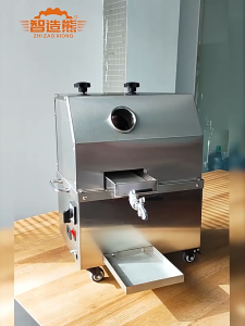 Máy ép mía di động thương mại hoàn toàn tự động mới máy ép mía nắp lật có pin cắm điện