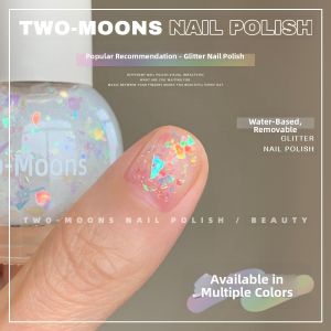 CHUBEISHI | Water-based Removable Safe Non-glitter Nail Polish for Girls