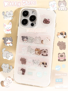 BlueLife Kitty Store Cute Cat Toy Twist Machine Original Double Layer Craft iPhone Protection Case Silicone Anti-Fall Eco-Friendly