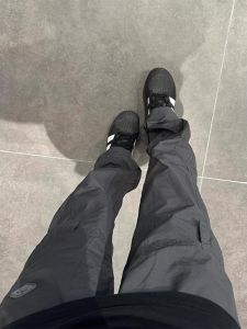 Dark Gray Cleanfit Pants Mens Summer American Vibe Nylon Quick-Drying Cargo Pants Trendy Straight-leg Bootcut Trousers