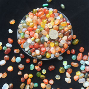 Luxury 100g Natural Agate Crystal Pebbles Colorful Decorative Stones for Aquariums Fish Tanks Air Plant Home Decor