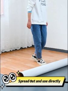 Tikar Getah Tebal 1 Gulung 10-25M Large Size PVC Floor Sticker Waterproof Anti Slip Non-formaldehyde Vinyl Flooring