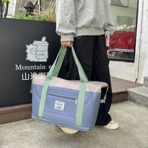 Travel Storage Bag Oxford Cloth Wet And Dry Separation Handheld Luggage Bag Short Trip Pull Rod Handbag Organizer Bag