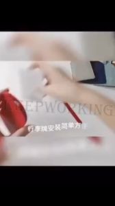 KEEPWORKING PU Leather Holiday Travel Airplane Check-in Boarding Pass Travel Accessories Airplane Suitcase Tag Luggage Tag