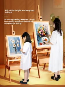 Touch mark | Art Student专用 Drawing Easel with Drawer 4k Real Wood Oil Painting Board