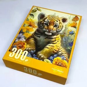 TAIYO Mainan Anak Puzzle 300 Pcs Animal Jigsaw Hewan Edukasi Kepingan Interaktif Sensori Montessori Art