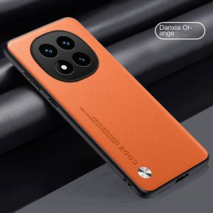 Luxury Leather Shockproof Case For Xiaomi Redmi Note 15 14 Pro +Plus Soft Leather Grain Slim Texture Protect PC Back Cover Funda