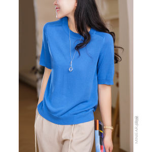 XIAOER | Lycell & Linen 3D Shoulder Line T-shirt