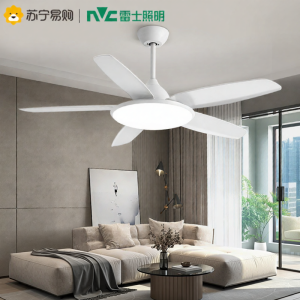 Modern Minimalist LED Ceiling Fan Light NVC Lighting for Living Room Dining Room Bedroom Smart Voice Control Iron Body