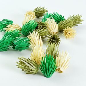 Grass Shrub Plant 8pcs Building Blocks DIY Toys Farm Plants Forest Rainforest Assembly Toys Construction Accessories