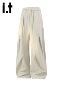 izzue | Rivets Wide-leg Cargo Trousers