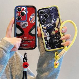 Phone Case Honor400Pro Honor400 Honor 400 Pro 5G Classic Cute Colorful Cool Three-dimensional Cartoon Casing with 3D Doll Lanyard Lens Protection Shockproof Silicone Soft Back Cover